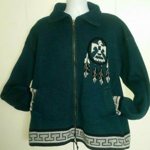 Wool Sweater Indian Native Blanket Phoenix